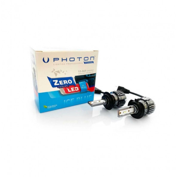 Photon Zero H7 Buz Mavisi +3 PLUS Fansız Led