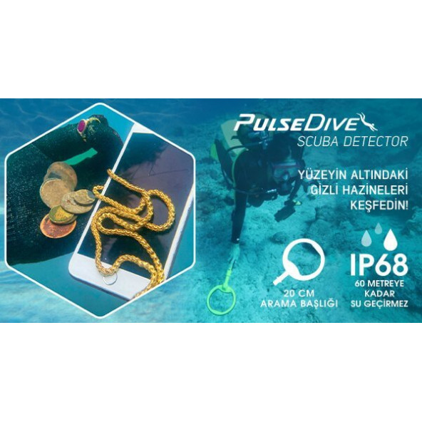 PulseDive Scuba Sarı 20 cm Başlıklı - 2