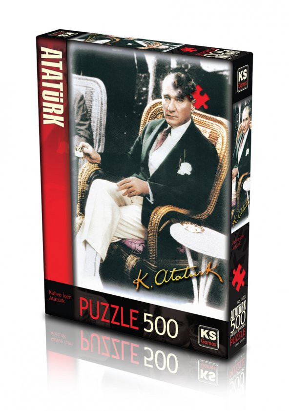 KS Puzzle 500 Parça Kahve İçen Atatürk