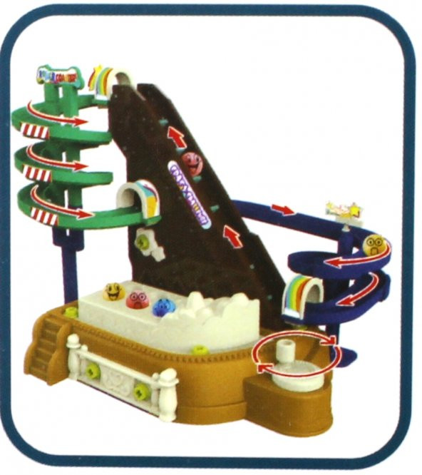 Sök Tak  Dön Dolaş Kaydırak Kahverengi Lunapark Eğlencesi - 3