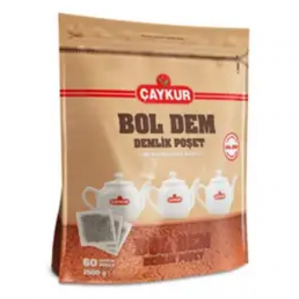Çaykur Bol Dem 1500 Gr (60 Adet 25gr Demlik Poşet Çay ) - 2