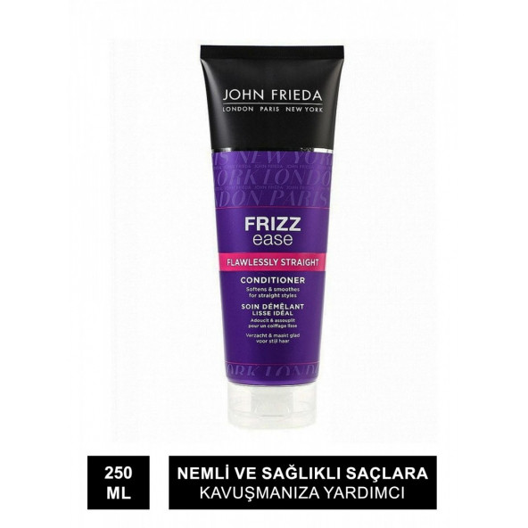 John Frieda Frizz Ease Flawlessly Straight Conditioner 250 ml Kusursuz Düzlükte Saçlar İçin Bakım Kremi