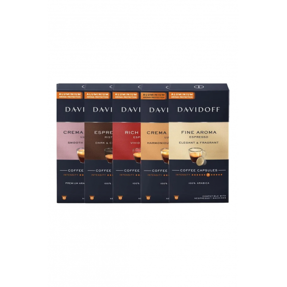 Davidoff 5x10 Kapsül Kahve (Nespresso Uyumlu) (KAMPANYA) - 1