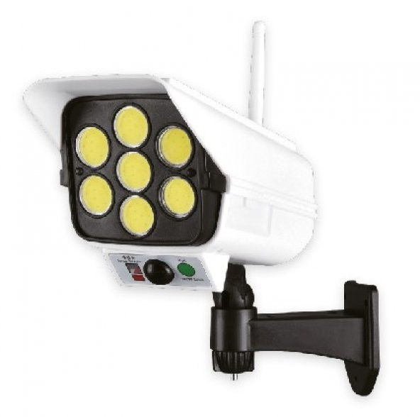 Panther CL-877B Solar Sensörlü Sokak Lambası Kumandalı Aç Kapa Düğme Hareket Karanlık Sensörlü