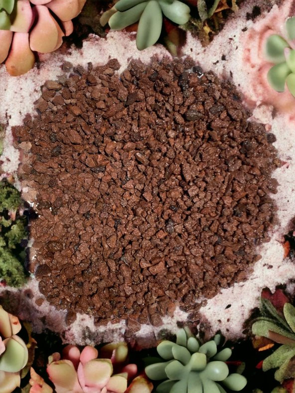 T-May Kırmızı Pomza Taşı 15 Kg 20 Lt 4-12 Mm Volkanik Cüruf Ponza Lav Kırığı