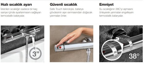 Roca Estreia Banyo Bataryası A5A027EC0K - 4