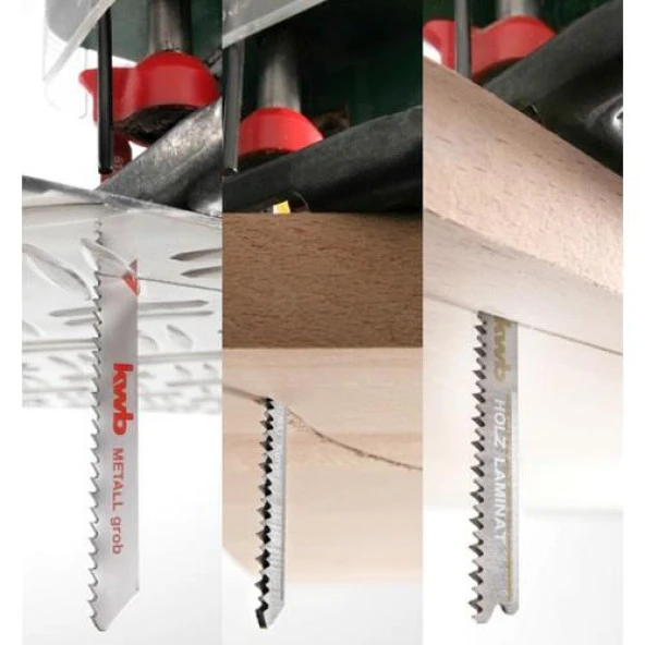 KWB Kutulu Dekupaj Testere Bıçak Set 6Parça 625630 - 3