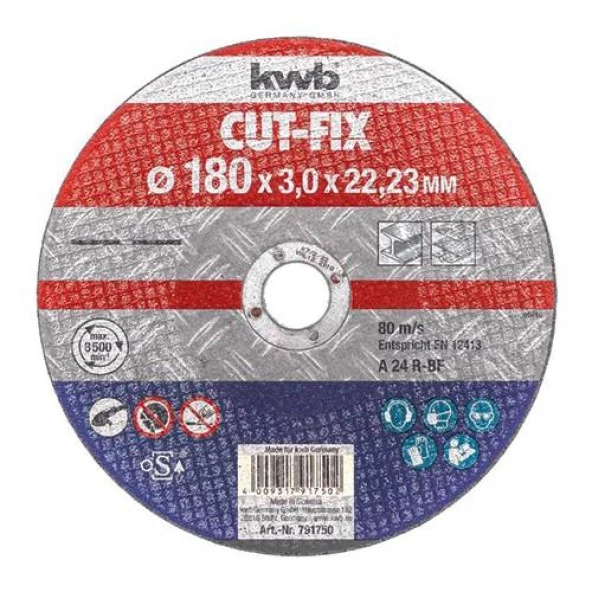 KWB Flex Taşı Metal Kesici Ø178x3,0x22,23mm 791750