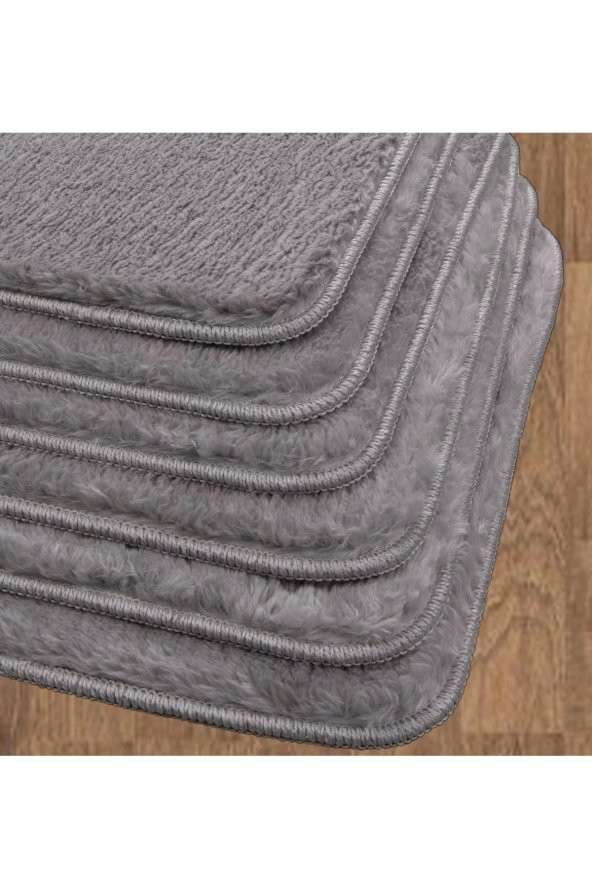 Orkide Home Sandaliye Minderi 6lı 40x40 Açık Gri - 3