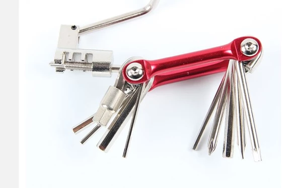 BİSİKLET TAMİR ALYAN SETİ 10 FONKSİYONLU ONARIM ALYENİ 2 RENK - Resim 5