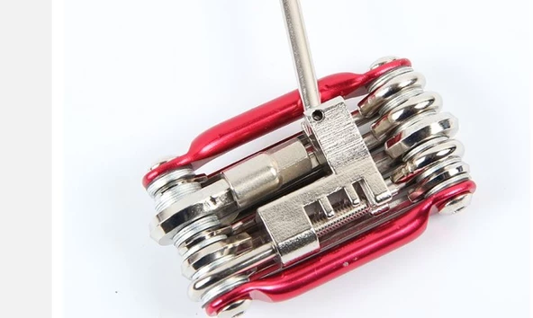 BİSİKLET TAMİR ALYAN SETİ 10 FONKSİYONLU ONARIM ALYENİ 2 RENK - Resim 7