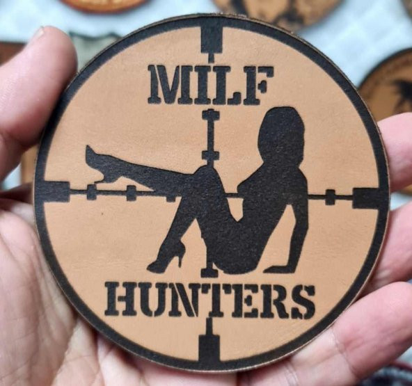 MILF HUNTER Deri PEÇ - Arma - Leather Patch - 2