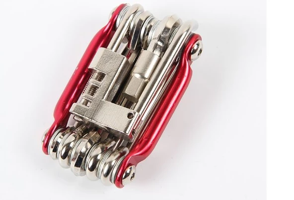 BİSİKLET TAMİR ALYAN SETİ 10 FONKSİYONLU ONARIM ALYENİ 2 RENK - Resim 3