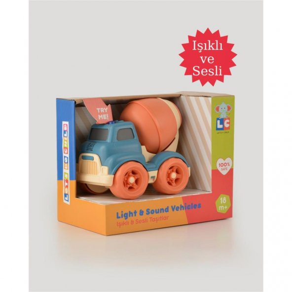 Lets Be Child Sesli ve Işıklı Minik Mikser 31018 Lacivert - Turuncu Mikserli, Çocuklar İçin Oyuncak Mikser - 5