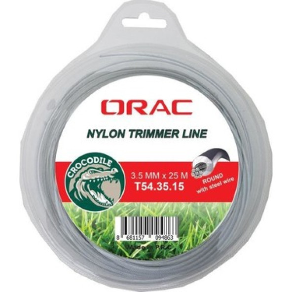 MİSİNA ORAC 3.5 MM 24 MT GRİ YUVARLAK TELLİ