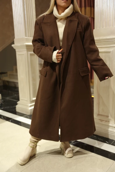 Kahverengi Kaşe Kaban - 2