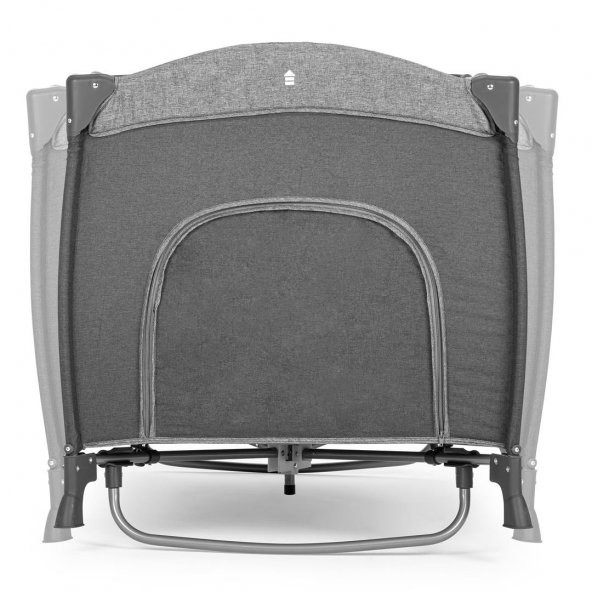 Gulz Elite Dönenceli Sallanır Oyun Parkı Bebek Beşik 70x120 Cm + Viscotech Yatak Dark Gray - 7