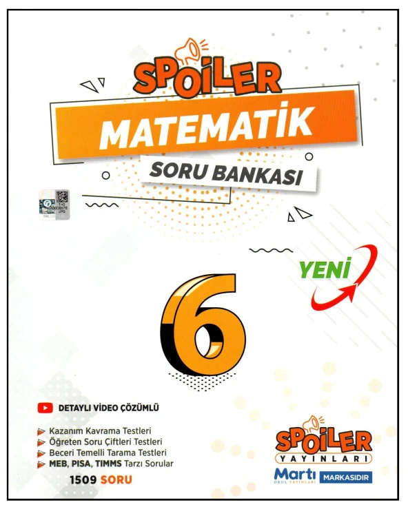 Spoiler Yayınları 6. Sınıf Matematik Soru Bankası