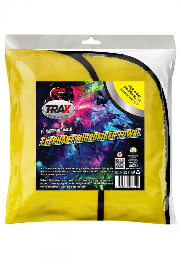 T-RAX Fil Süper emici mikrofiber kalın 50X70 bez