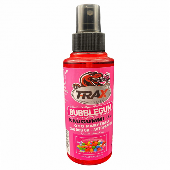 T-RAX Bubblegum Kokulu Ferah Oto Ev Oda Sprey Parfüm 170 ml Bubblegum koku