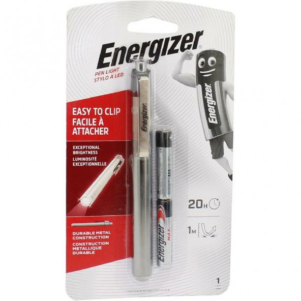 Energizer Led Pen Light Kalem Fener 2 Adet AAA Alkalin Pilli