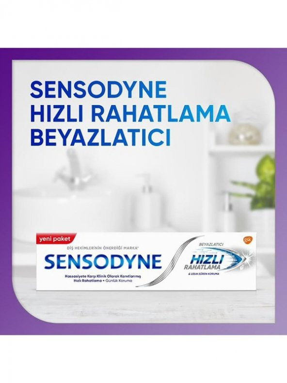 Sensodyne Diş Macunu Hızlı Rahatlama Beyazlatıcı 75 ml