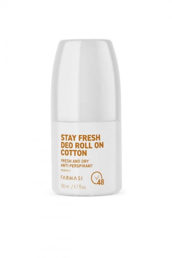 Stay Fresh Deo Roll On Cotton 50 ml  Kadın