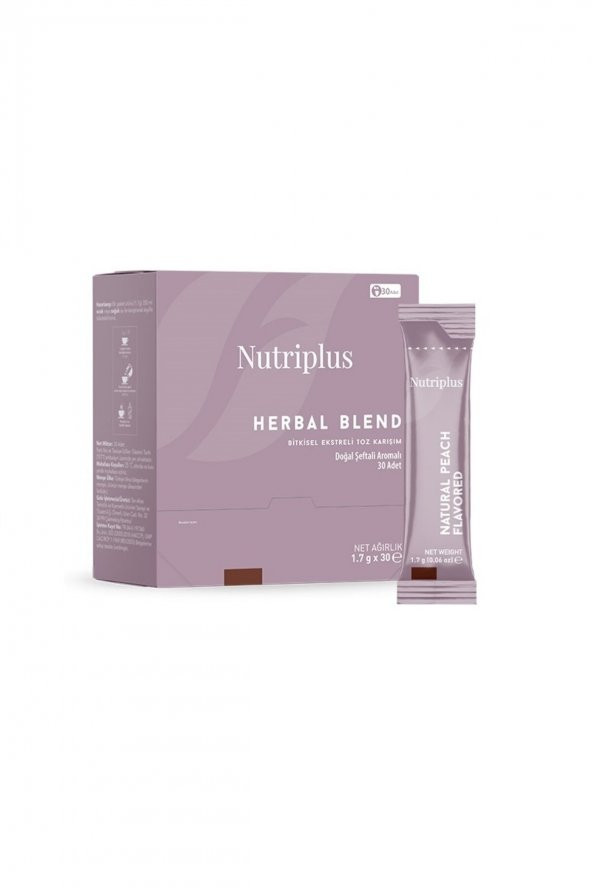 Nutriplus Herbal Blend Şeftali 1.7 G*30