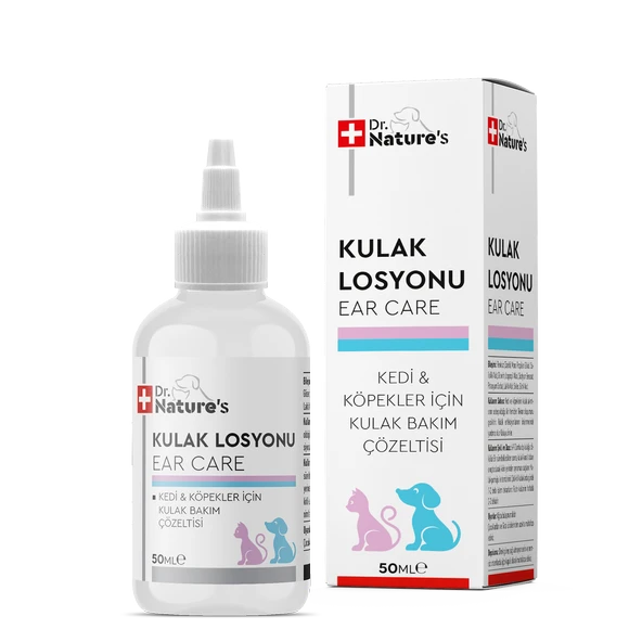 Drnatures EAR CARE Kedi ve Köpekler için kulak bakım solüsyonu 50 ML ürün görseli 1