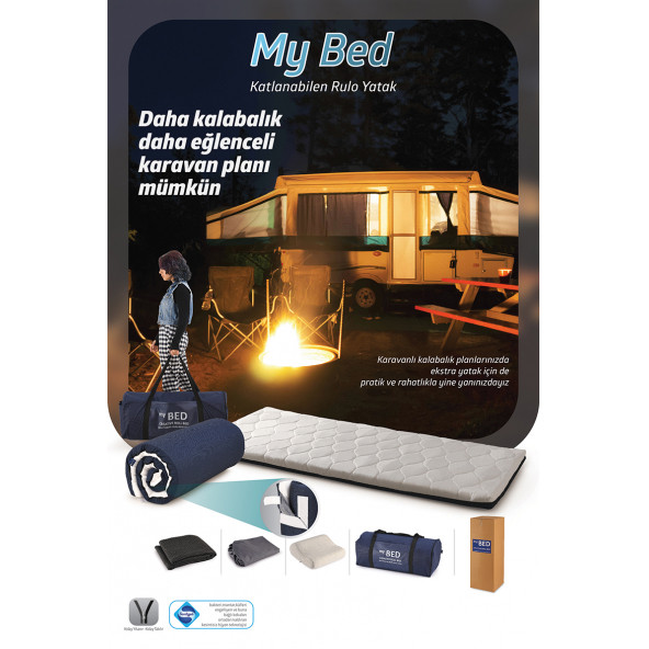 KATLANABİLİR TAŞINABİLİR YATAK - 6