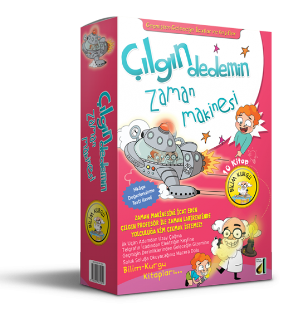 ÇILGIN DEDEMİN ZAMAN MAKİNESİ-1: GEÇMİŞTEN GELECEĞE İCATLAR VE KEŞİFLER (10 KİTAP) - 2