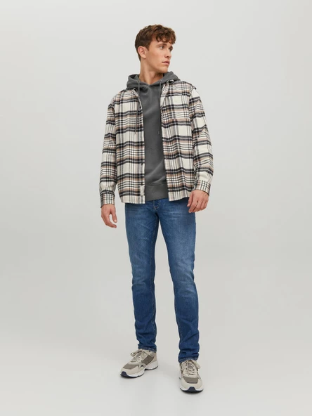 JACK JONES Liam Model Dar Kesim Kot Pantolon 12229847 - 4