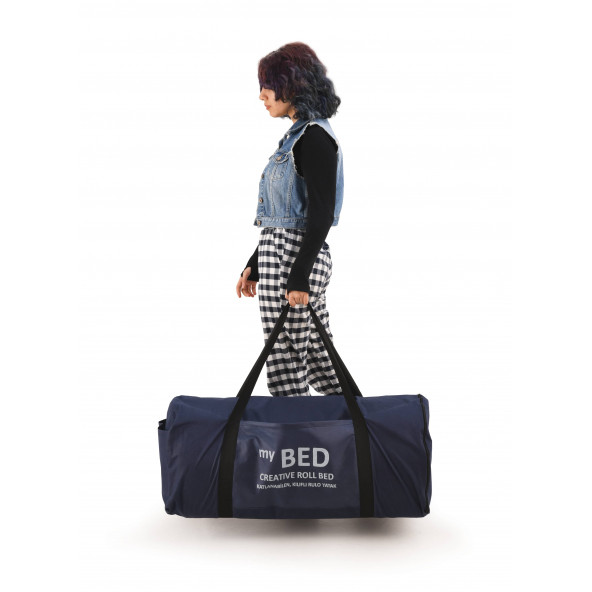 TAŞINABİLİR KATLANABİLİR ÇANTALI YATAK - 5