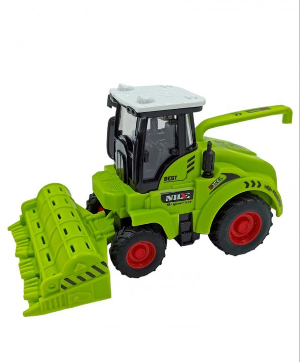Oyuncak Tarım Aracı Biçerdöver Kaliteli Sürtmeli Oyuncak Tarım Makineleri 14x8cm. - 2