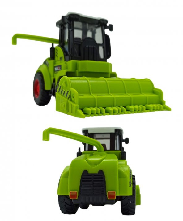 Oyuncak Tarım Aracı Biçerdöver Kaliteli Sürtmeli Oyuncak Tarım Makineleri 14x8cm. - 3