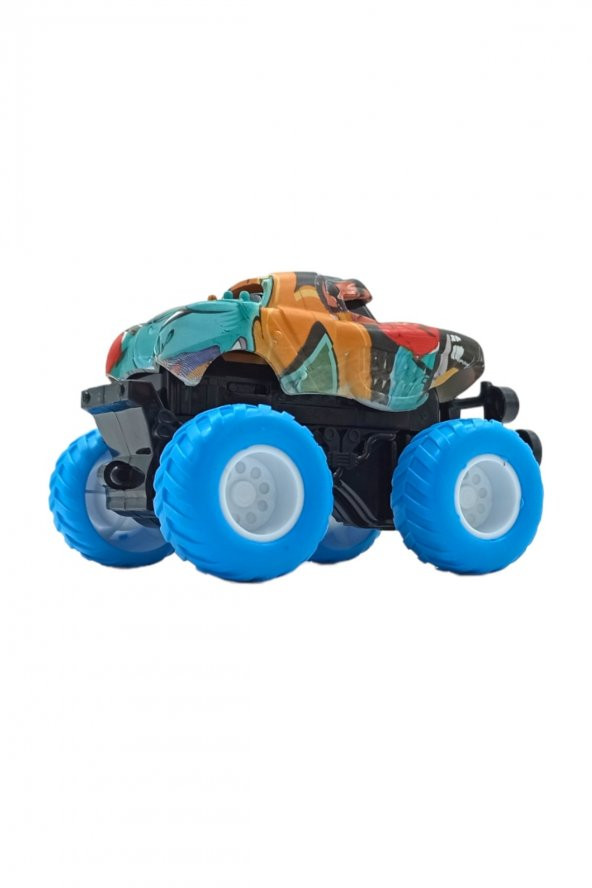Çarpınca Dönüşen Sürtmeli Off-Road Araç - 13cm Boy ile Hızlı ve Çevik - 5