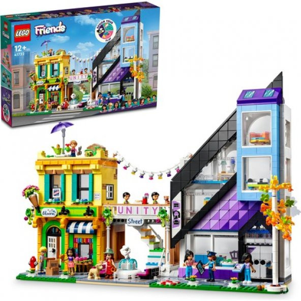 LEGO Friends41732 Şehir Merkezi Çiçek ve Tasarım Dükkanları  (2010 Parça)