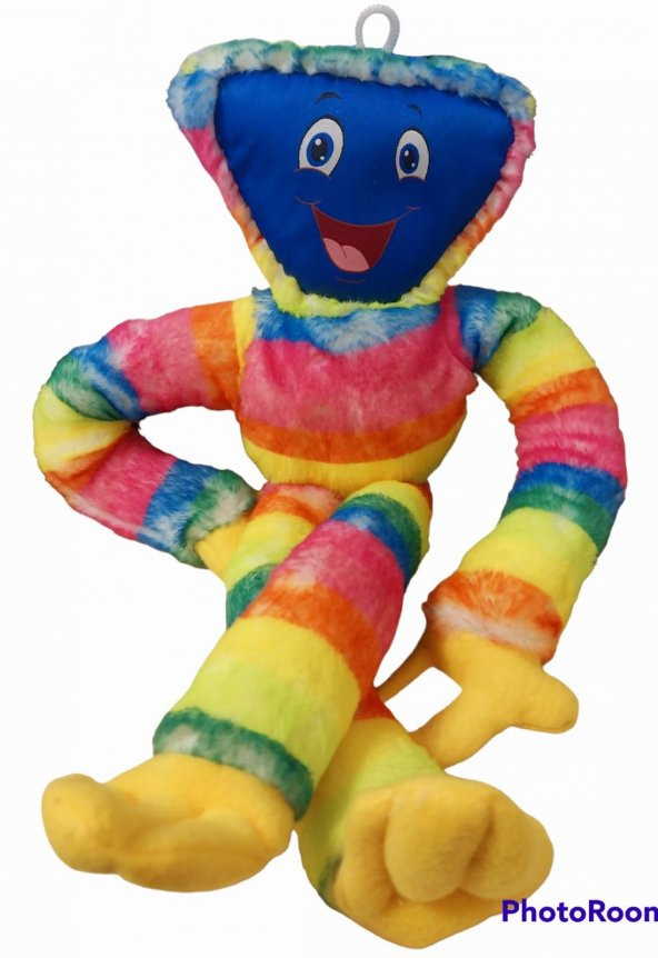 Peluş Uyku Arkadaşım Sevimli Peluş Maymun 50cm. Rainbow Gökkuşağı