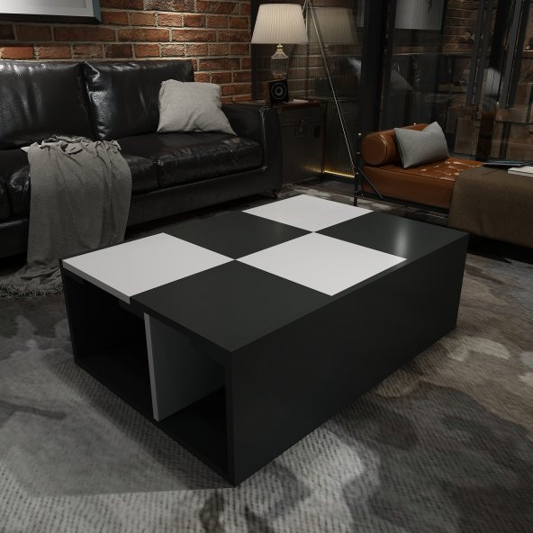 Stark Orta Sehpa - Antrasit Beyaz ürün görseli 1