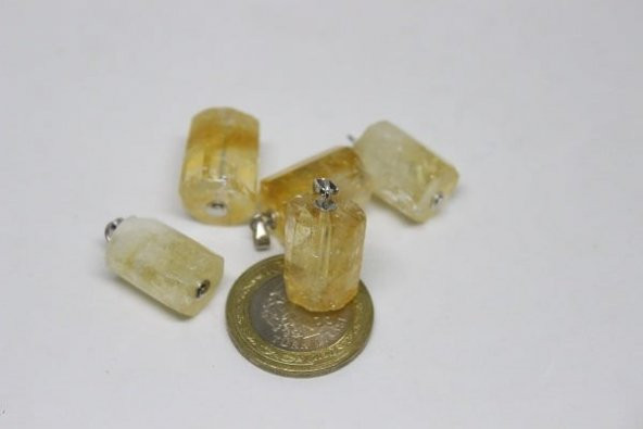 Sitrin Taşı Kolye Ucu - Resim 2