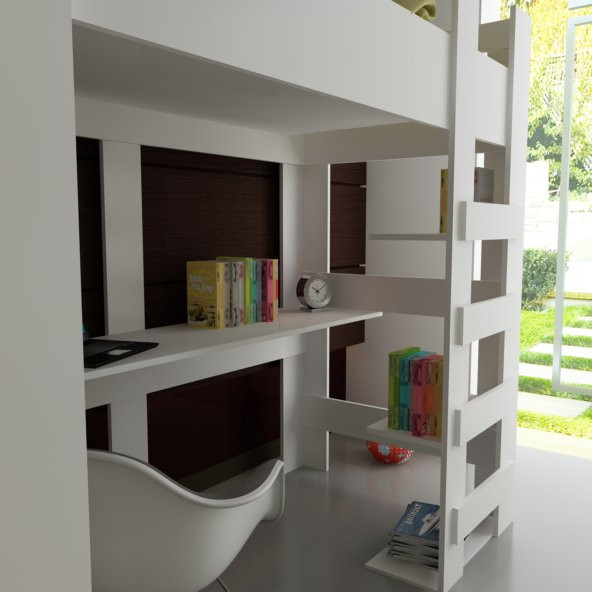 Aktuel Tekli Ranza - Kendinden Masalı Beyaz Beyaz - 2020045 90X200 YATAK UYUMLUDUR. - 4
