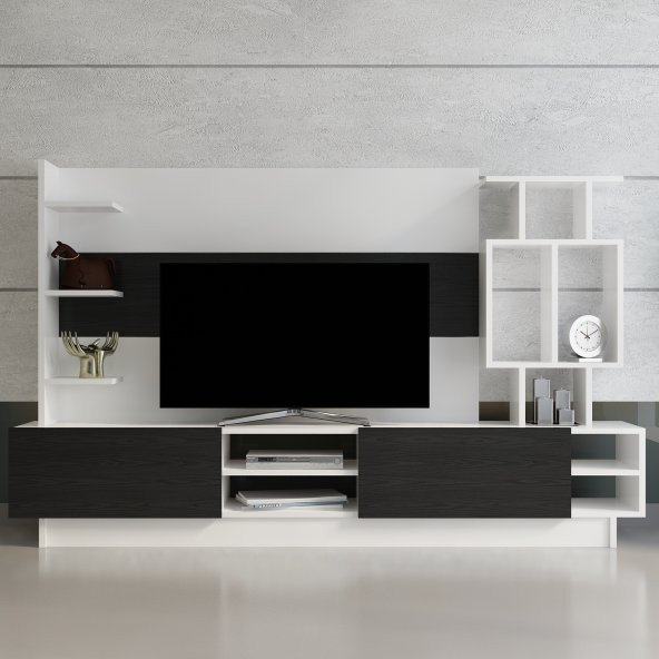 Sanat Tv Ünitesi x1013 BEYAZ TR ANTRASİT - 2