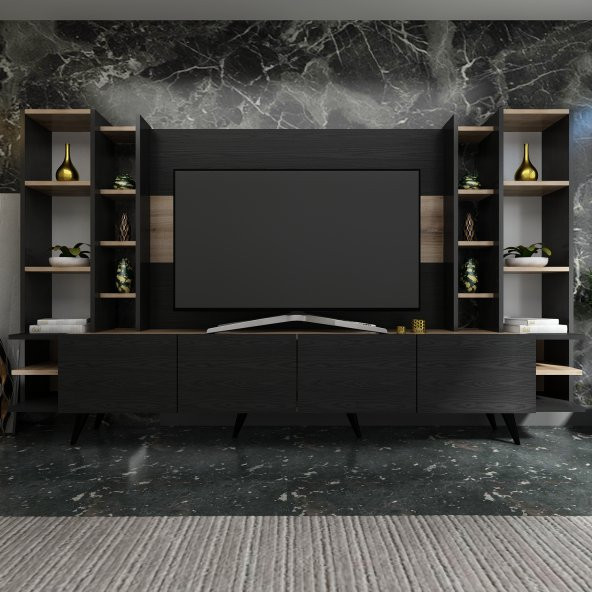 Trend Tv Ünitesi - x2025-1  T. Antrasit Çırağan - Resim 2
