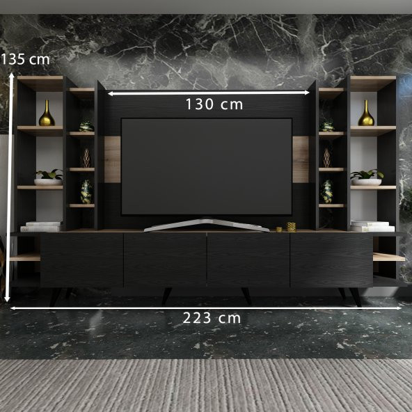 Trend Tv Ünitesi - x2025-1  T. Antrasit Çırağan - Resim 3