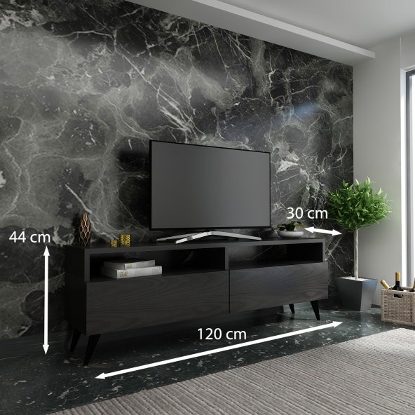 İdeal Tv Ünitesi X2028 TR Antrasit - Resim 3