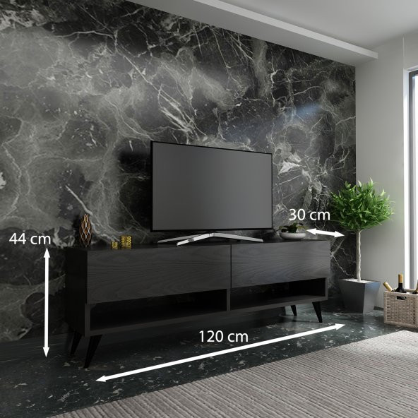 İdeal Tv Ünitesi X2029 TR Antrasit - Resim 3