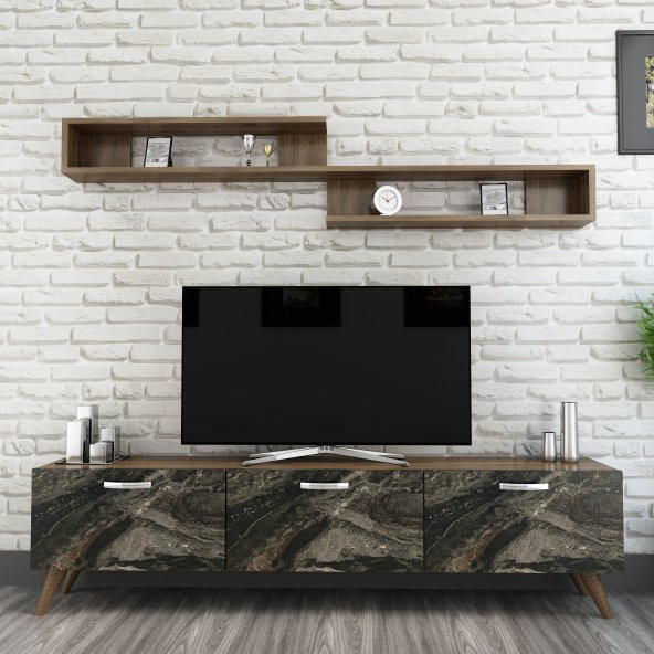 Atlas Tv Ünitesi x81 Mermer Desen - Resim 2