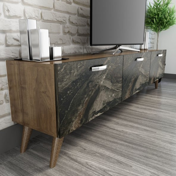 Atlas Tv Ünitesi x81 Mermer Desen - Resim 3