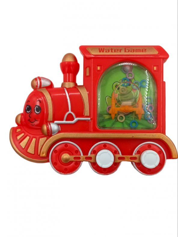 Oyuncak Suda Halka Geçirme Oyunu Su Atarisi Tren Temalı 13x10cm. - 4