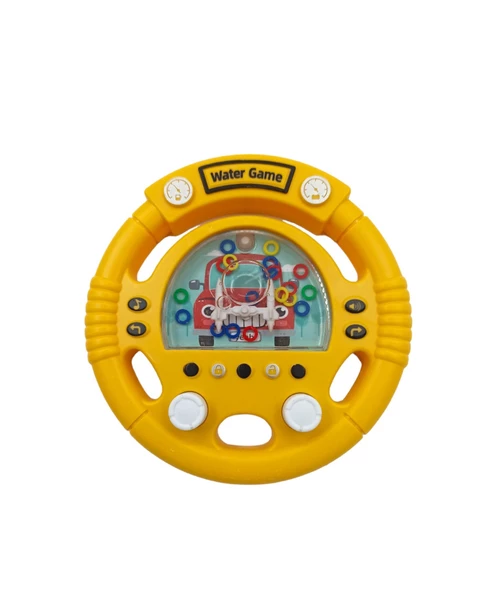 Oyuncak Suda Halka Geçirme Oyunu Su Atarisi Direksiyon Temalı 13x13cm. - 3